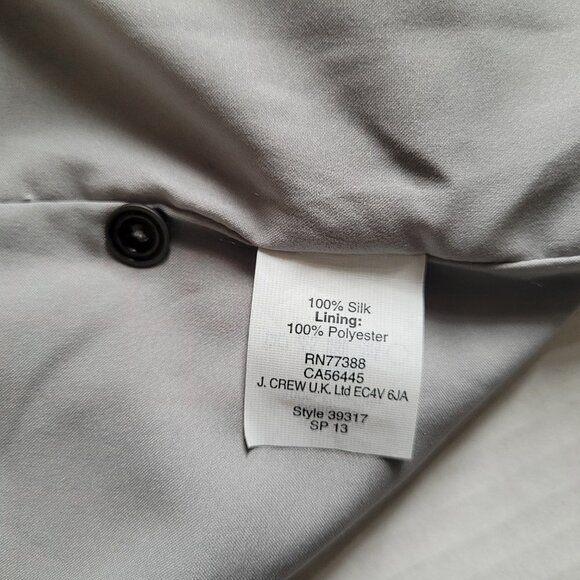 Madewell dress peasant silk sheer mini boho summer retrogrid pattern blue orange - Picture 10 of 16